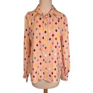 Halogen x Atlantic-Pacific Blouse – Size Small (Excellent Condition)